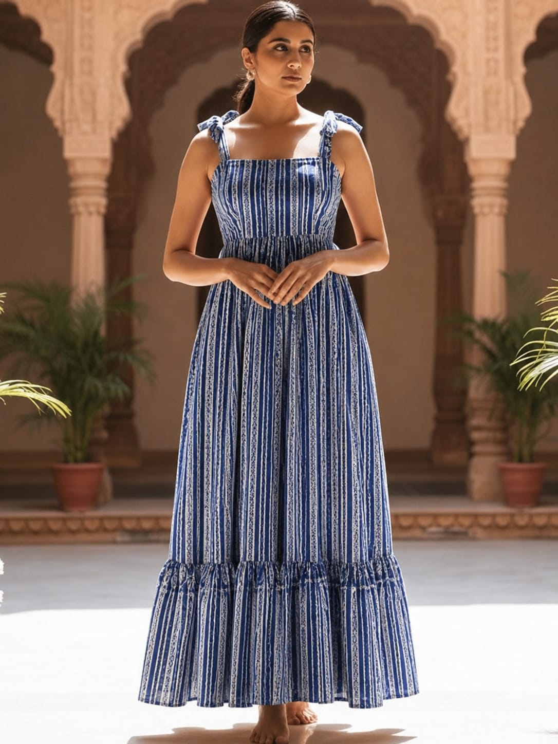 TATVANI | Pure Cotton Hand Block Print Dress ✨
