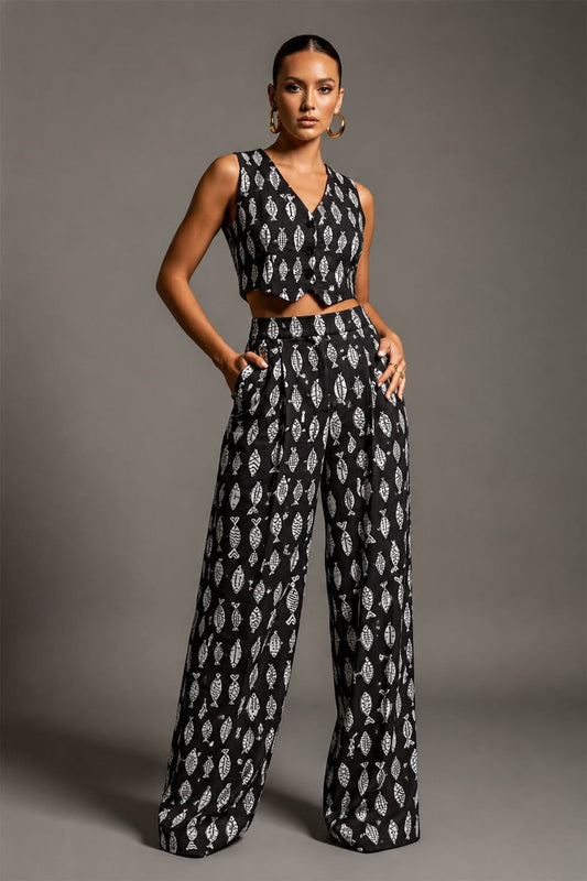 TATVANI | Pure Hand Block Print Cotton Co-ord Set