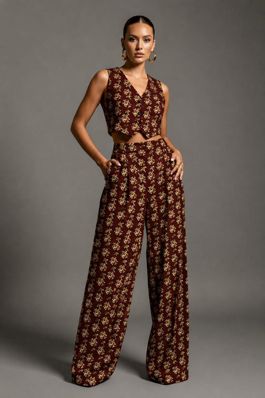 TATVANI | Pure Hand Block Print Cotton Co-ord Set